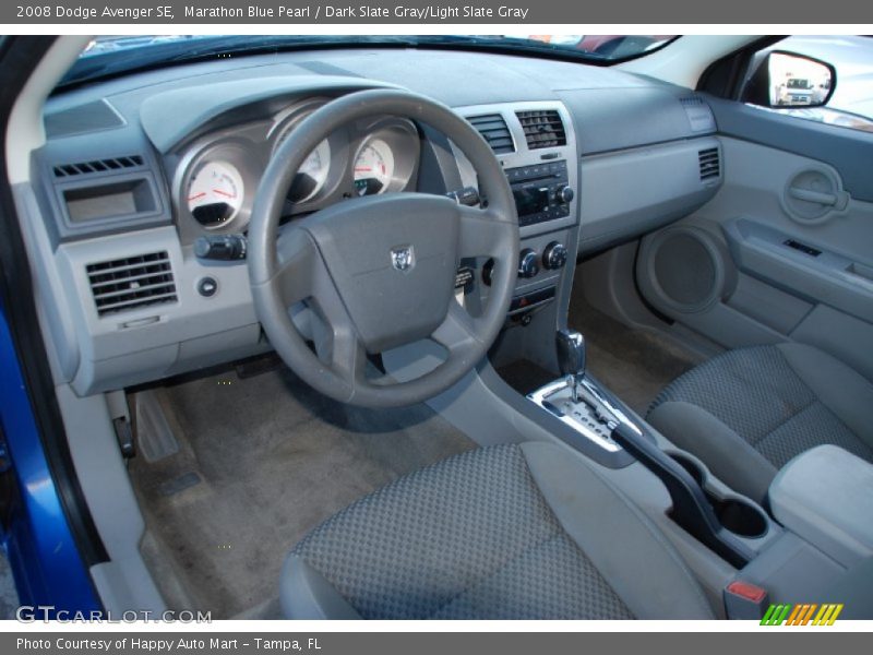 Marathon Blue Pearl / Dark Slate Gray/Light Slate Gray 2008 Dodge Avenger SE