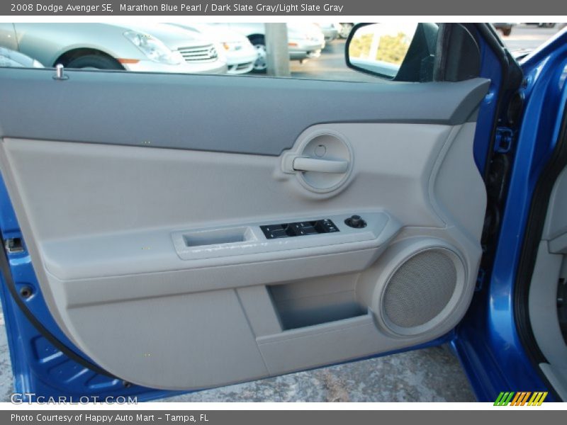 Marathon Blue Pearl / Dark Slate Gray/Light Slate Gray 2008 Dodge Avenger SE