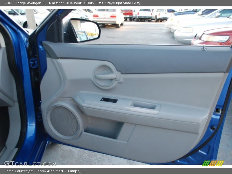 Marathon Blue Pearl / Dark Slate Gray/Light Slate Gray 2008 Dodge Avenger SE