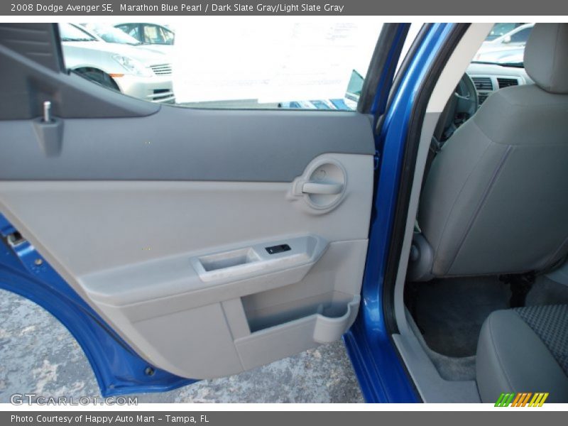 Marathon Blue Pearl / Dark Slate Gray/Light Slate Gray 2008 Dodge Avenger SE