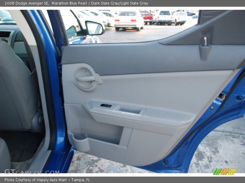 Marathon Blue Pearl / Dark Slate Gray/Light Slate Gray 2008 Dodge Avenger SE