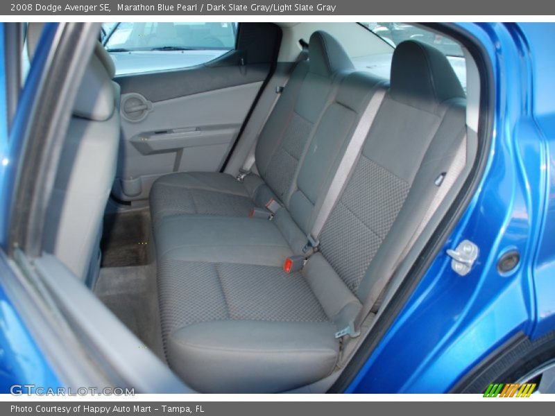Marathon Blue Pearl / Dark Slate Gray/Light Slate Gray 2008 Dodge Avenger SE