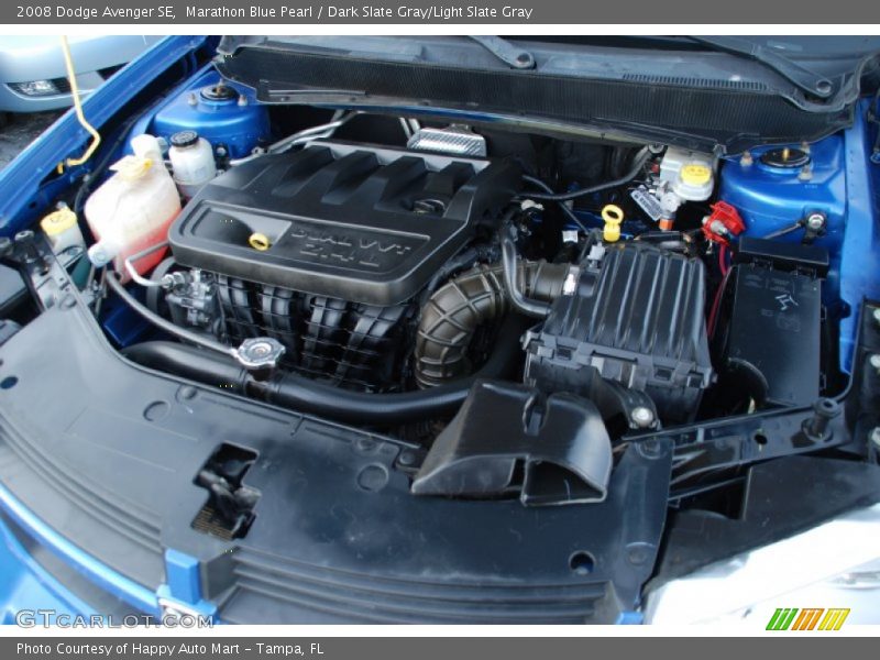 Marathon Blue Pearl / Dark Slate Gray/Light Slate Gray 2008 Dodge Avenger SE