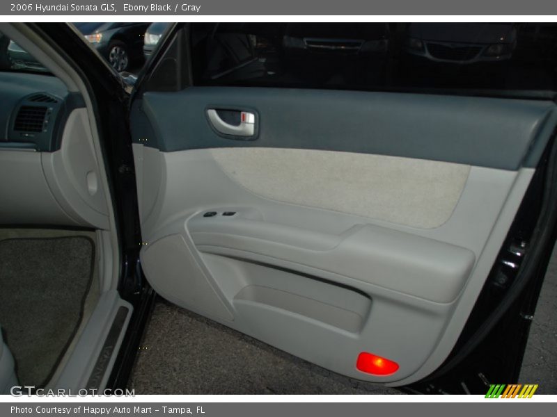 Ebony Black / Gray 2006 Hyundai Sonata GLS