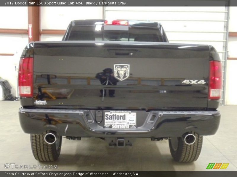 Black / Dark Slate Gray 2012 Dodge Ram 1500 Sport Quad Cab 4x4