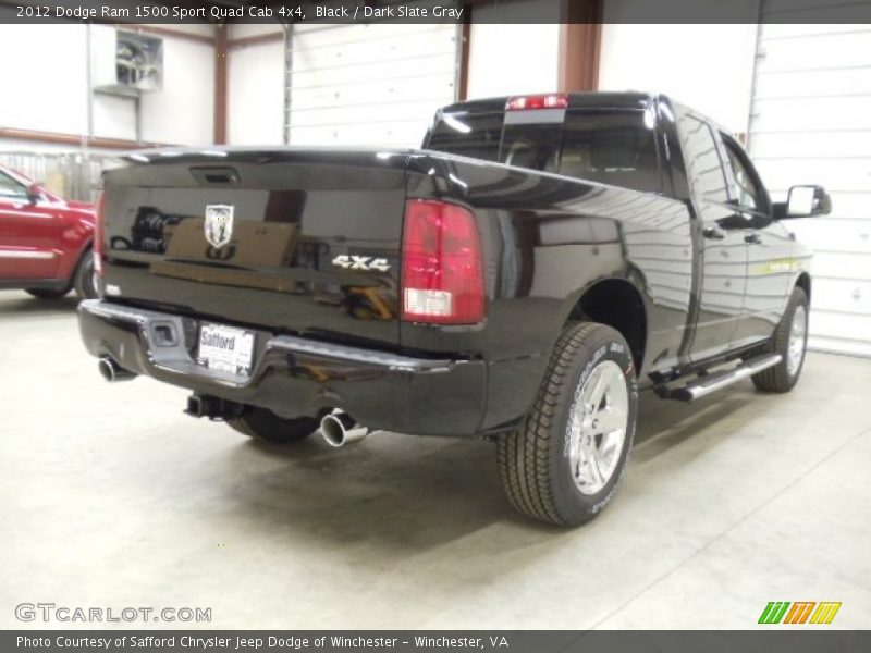 Black / Dark Slate Gray 2012 Dodge Ram 1500 Sport Quad Cab 4x4