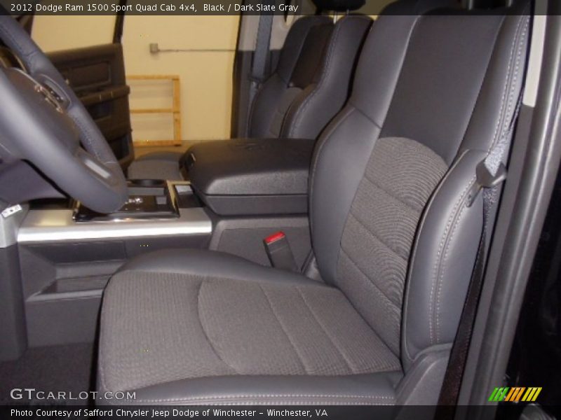 Black / Dark Slate Gray 2012 Dodge Ram 1500 Sport Quad Cab 4x4