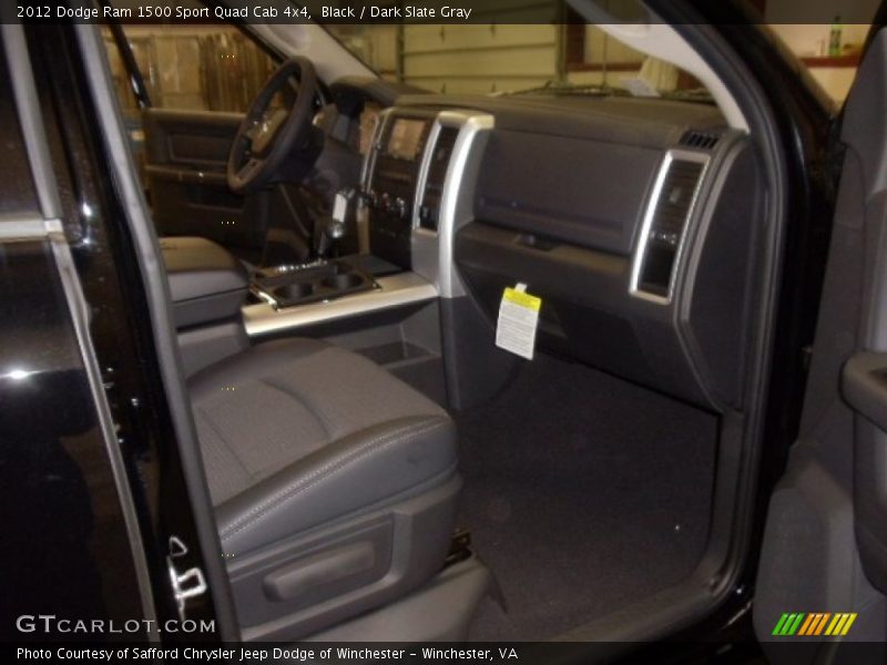 Black / Dark Slate Gray 2012 Dodge Ram 1500 Sport Quad Cab 4x4