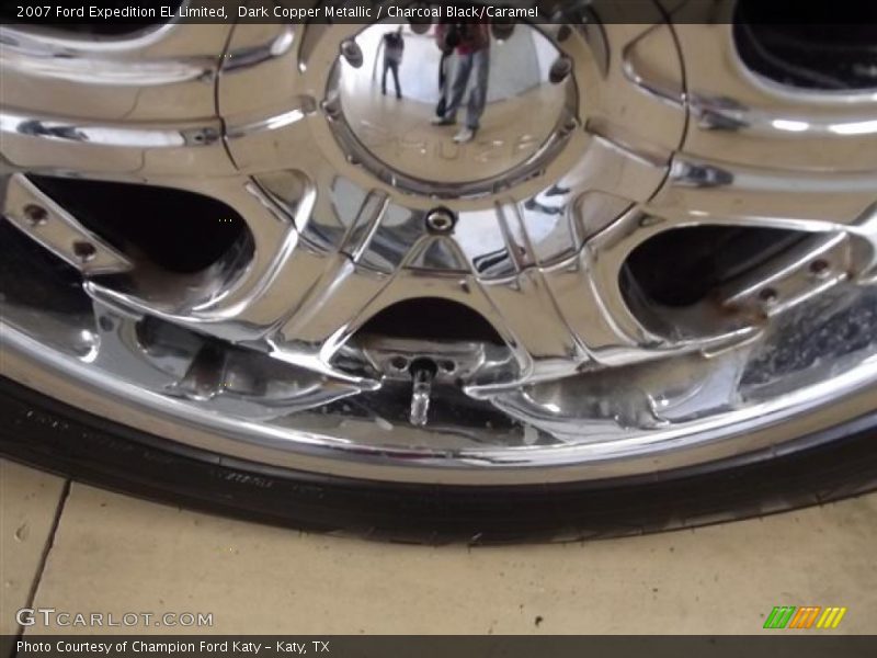 Dark Copper Metallic / Charcoal Black/Caramel 2007 Ford Expedition EL Limited