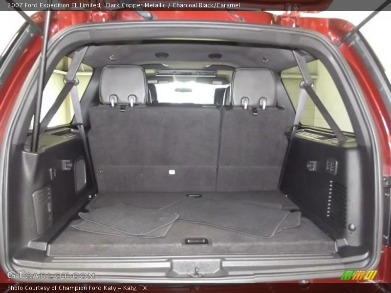 Dark Copper Metallic / Charcoal Black/Caramel 2007 Ford Expedition EL Limited