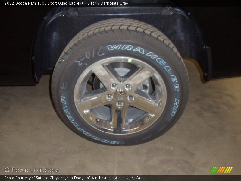 Black / Dark Slate Gray 2012 Dodge Ram 1500 Sport Quad Cab 4x4