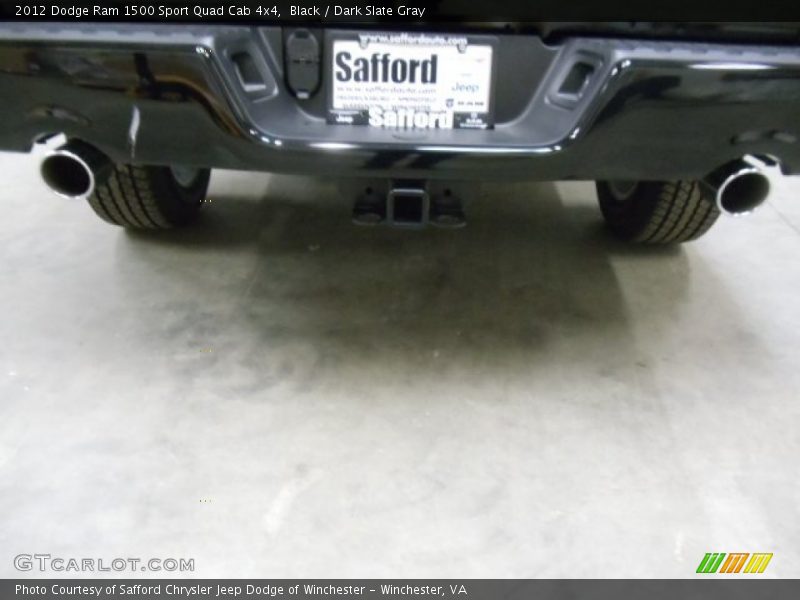 Black / Dark Slate Gray 2012 Dodge Ram 1500 Sport Quad Cab 4x4
