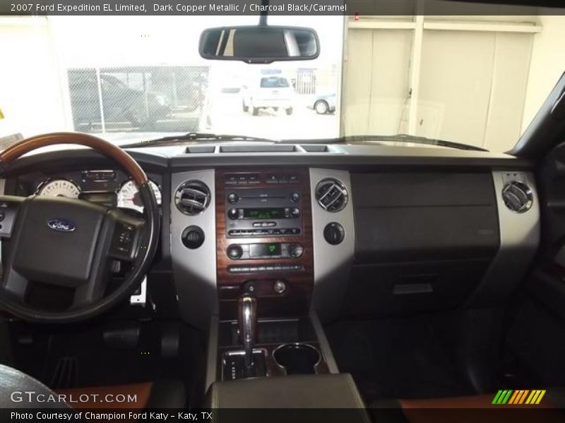 Dark Copper Metallic / Charcoal Black/Caramel 2007 Ford Expedition EL Limited