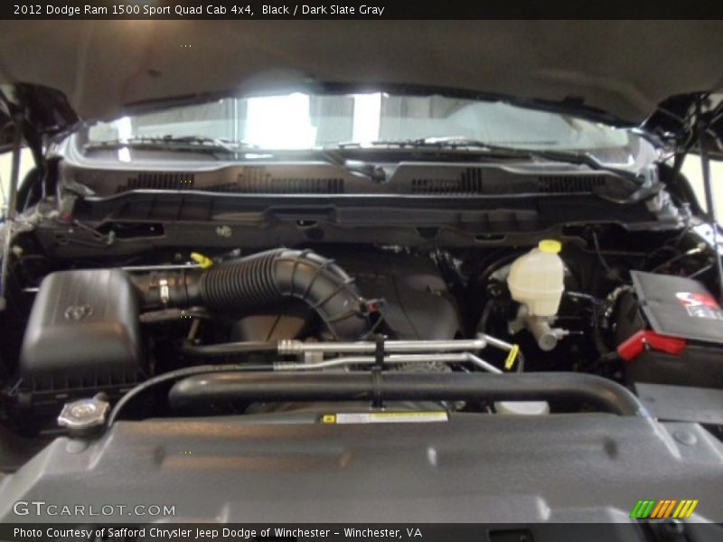 Black / Dark Slate Gray 2012 Dodge Ram 1500 Sport Quad Cab 4x4