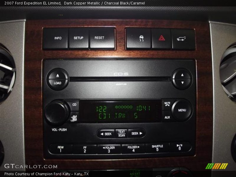 Dark Copper Metallic / Charcoal Black/Caramel 2007 Ford Expedition EL Limited