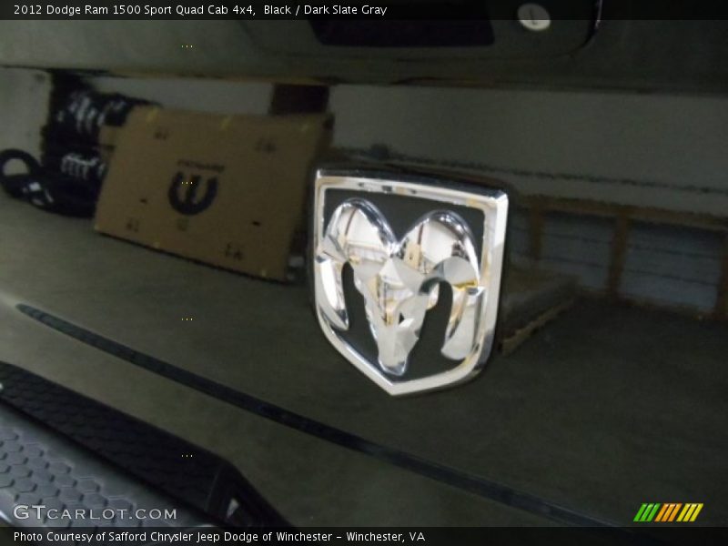 Black / Dark Slate Gray 2012 Dodge Ram 1500 Sport Quad Cab 4x4