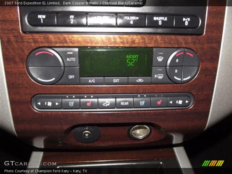 Dark Copper Metallic / Charcoal Black/Caramel 2007 Ford Expedition EL Limited