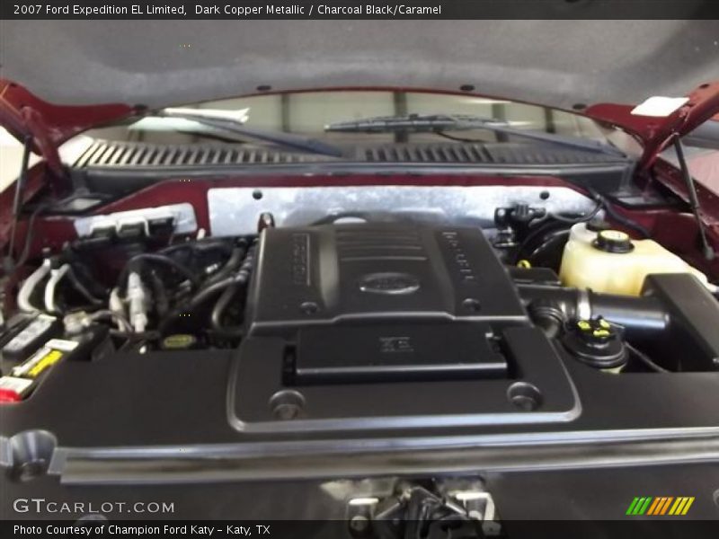 Dark Copper Metallic / Charcoal Black/Caramel 2007 Ford Expedition EL Limited