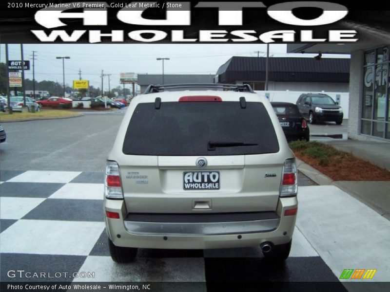 Gold Leaf Metallic / Stone 2010 Mercury Mariner V6 Premier