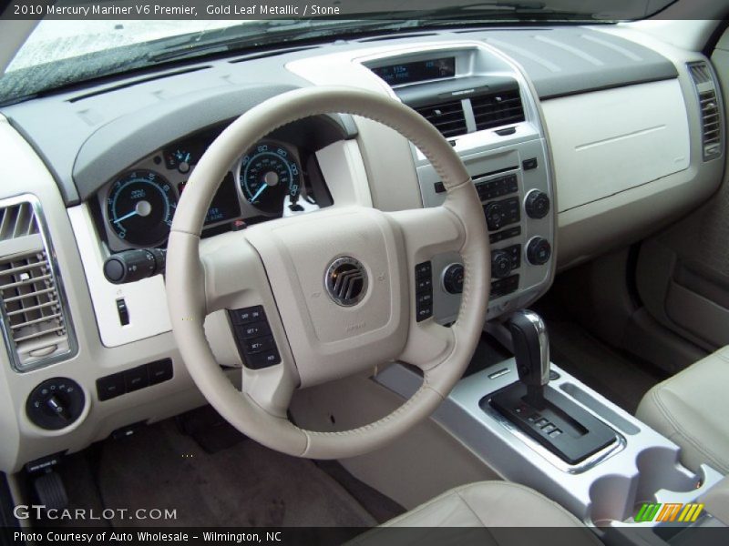 Gold Leaf Metallic / Stone 2010 Mercury Mariner V6 Premier