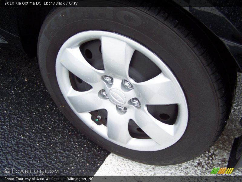 Ebony Black / Gray 2010 Kia Optima LX