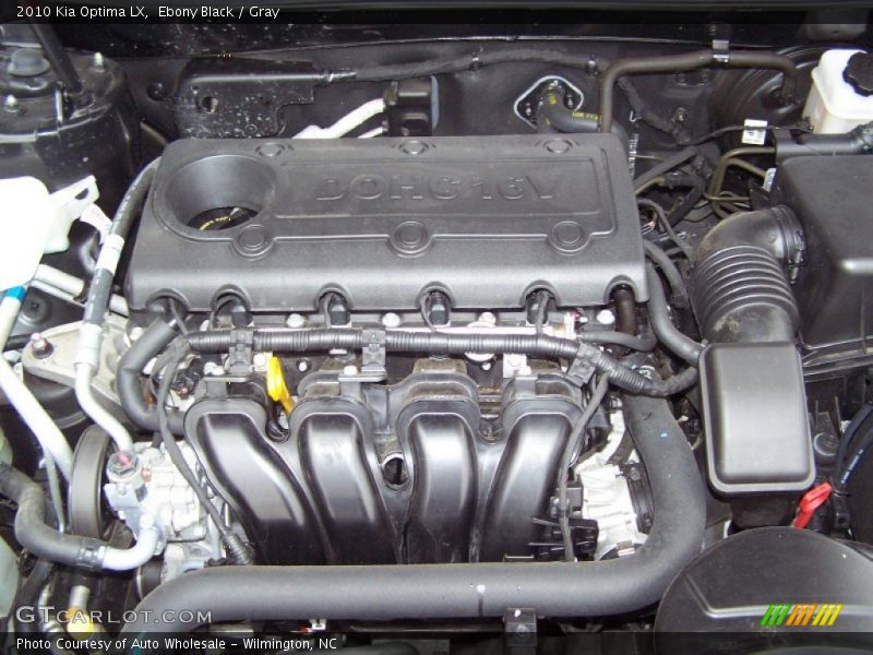 Ebony Black / Gray 2010 Kia Optima LX