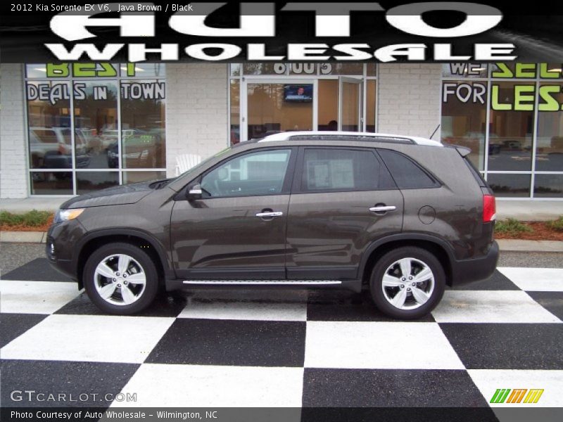 Java Brown / Black 2012 Kia Sorento EX V6