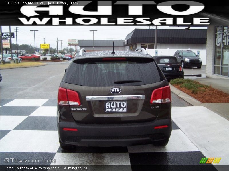 Java Brown / Black 2012 Kia Sorento EX V6