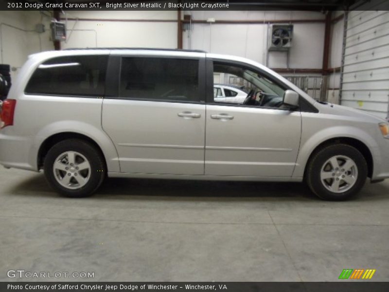 Bright Silver Metallic / Black/Light Graystone 2012 Dodge Grand Caravan SXT