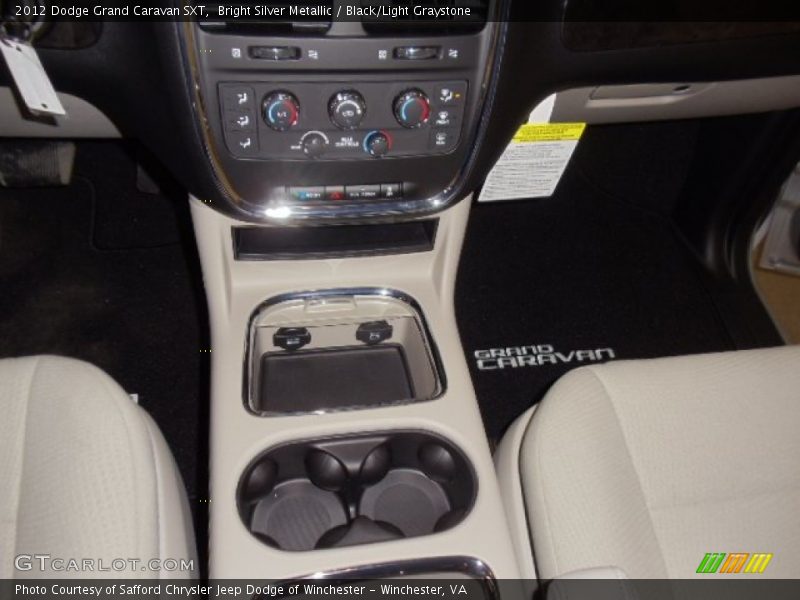 Bright Silver Metallic / Black/Light Graystone 2012 Dodge Grand Caravan SXT