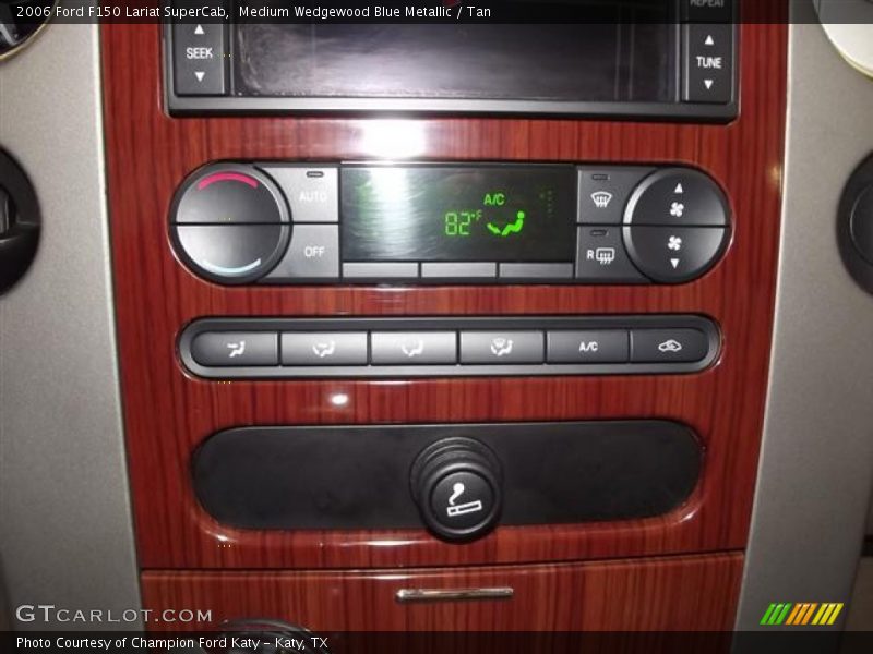 Medium Wedgewood Blue Metallic / Tan 2006 Ford F150 Lariat SuperCab
