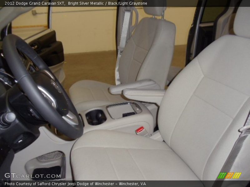 Bright Silver Metallic / Black/Light Graystone 2012 Dodge Grand Caravan SXT