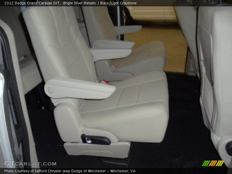 Bright Silver Metallic / Black/Light Graystone 2012 Dodge Grand Caravan SXT