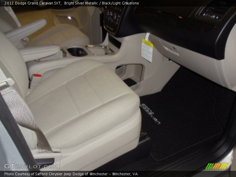 Bright Silver Metallic / Black/Light Graystone 2012 Dodge Grand Caravan SXT