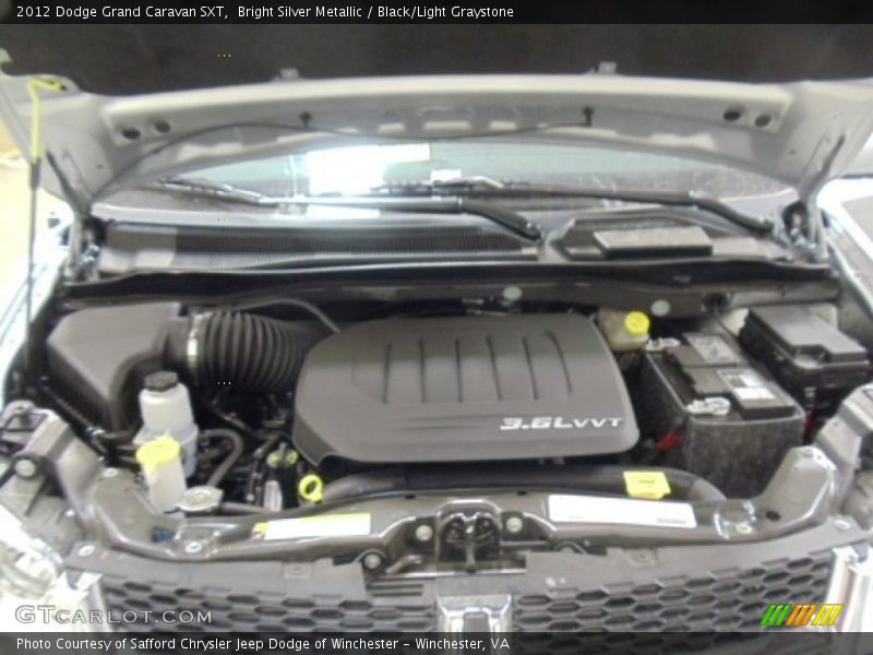  2012 Grand Caravan SXT Engine - 3.6 Liter DOHC 24-Valve VVT Pentastar V6