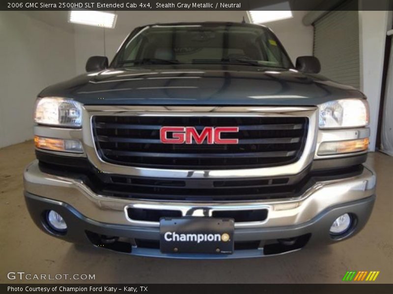 Stealth Gray Metallic / Neutral 2006 GMC Sierra 2500HD SLT Extended Cab 4x4