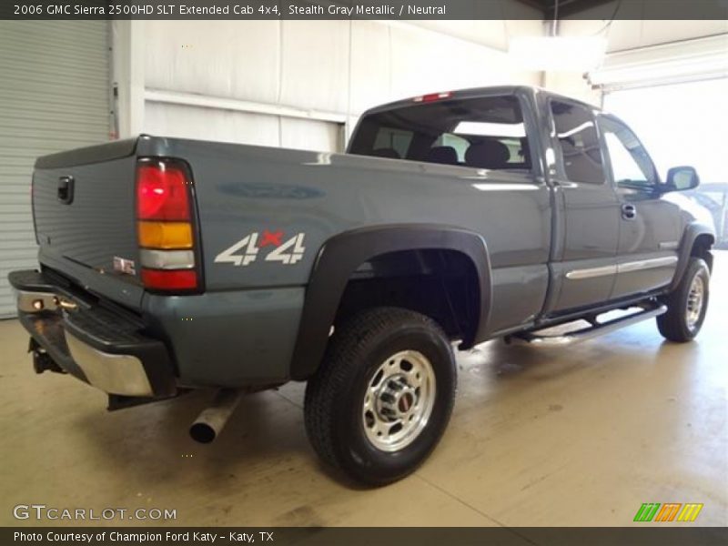 Stealth Gray Metallic / Neutral 2006 GMC Sierra 2500HD SLT Extended Cab 4x4