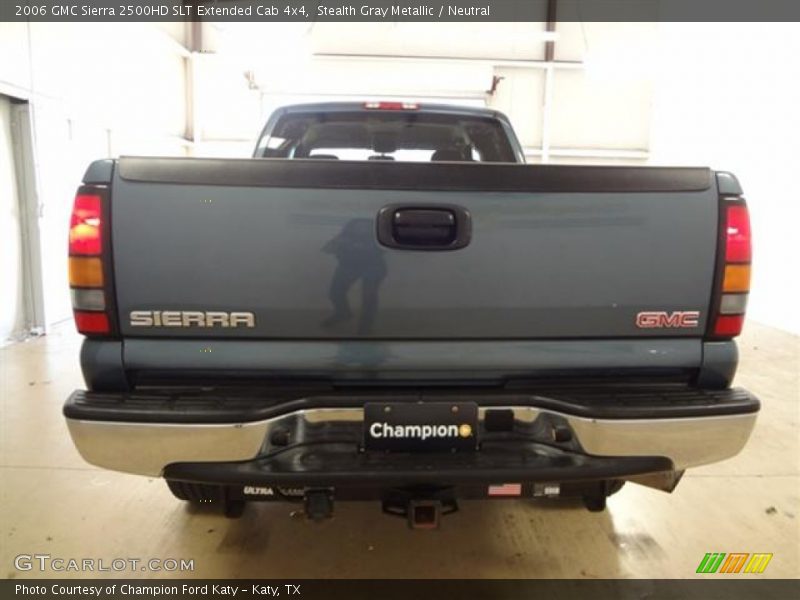 Stealth Gray Metallic / Neutral 2006 GMC Sierra 2500HD SLT Extended Cab 4x4