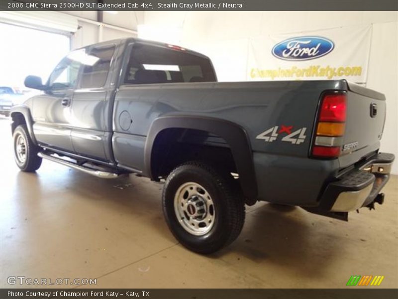 Stealth Gray Metallic / Neutral 2006 GMC Sierra 2500HD SLT Extended Cab 4x4