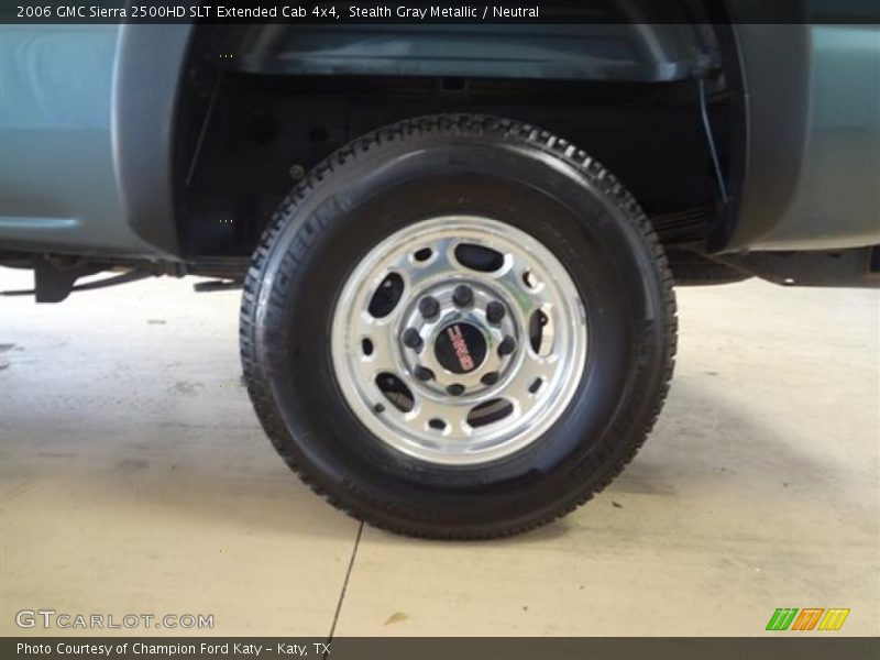 Stealth Gray Metallic / Neutral 2006 GMC Sierra 2500HD SLT Extended Cab 4x4
