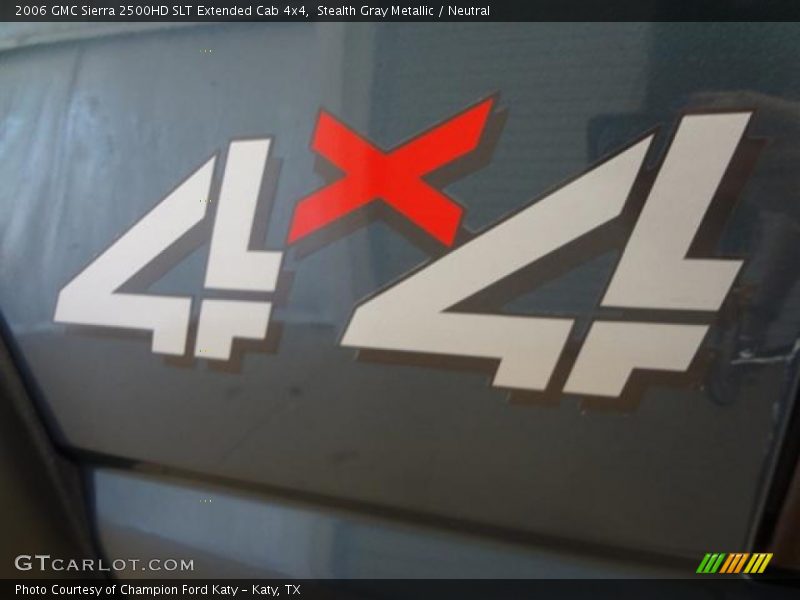 Stealth Gray Metallic / Neutral 2006 GMC Sierra 2500HD SLT Extended Cab 4x4