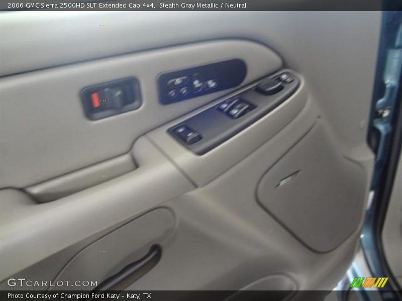 Stealth Gray Metallic / Neutral 2006 GMC Sierra 2500HD SLT Extended Cab 4x4