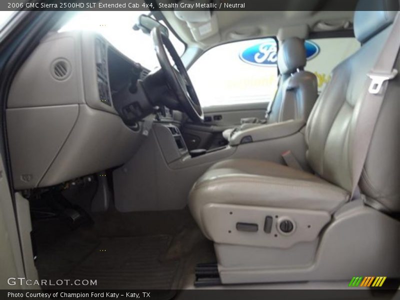 Stealth Gray Metallic / Neutral 2006 GMC Sierra 2500HD SLT Extended Cab 4x4