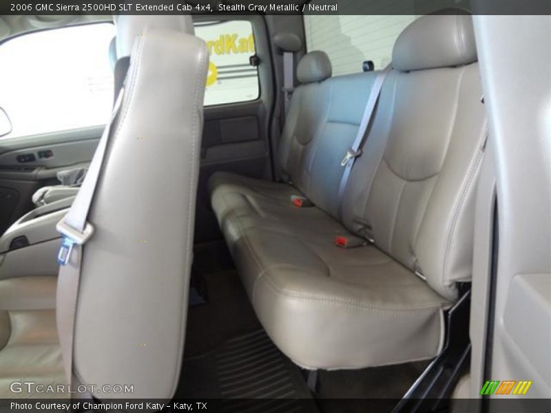Stealth Gray Metallic / Neutral 2006 GMC Sierra 2500HD SLT Extended Cab 4x4
