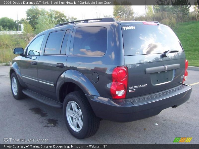 Steel Blue Metallic / Dark/Light Slate Gray 2008 Dodge Durango SLT 4x4