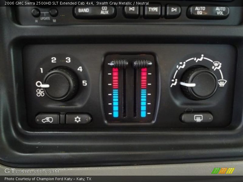 Stealth Gray Metallic / Neutral 2006 GMC Sierra 2500HD SLT Extended Cab 4x4