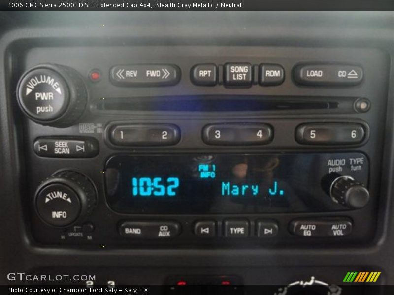 Stealth Gray Metallic / Neutral 2006 GMC Sierra 2500HD SLT Extended Cab 4x4