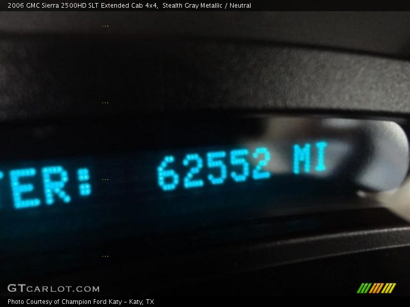 Stealth Gray Metallic / Neutral 2006 GMC Sierra 2500HD SLT Extended Cab 4x4