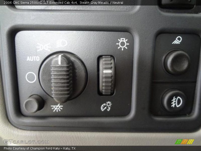 Stealth Gray Metallic / Neutral 2006 GMC Sierra 2500HD SLT Extended Cab 4x4