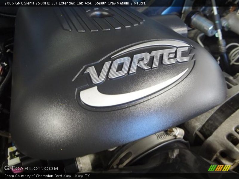 Stealth Gray Metallic / Neutral 2006 GMC Sierra 2500HD SLT Extended Cab 4x4